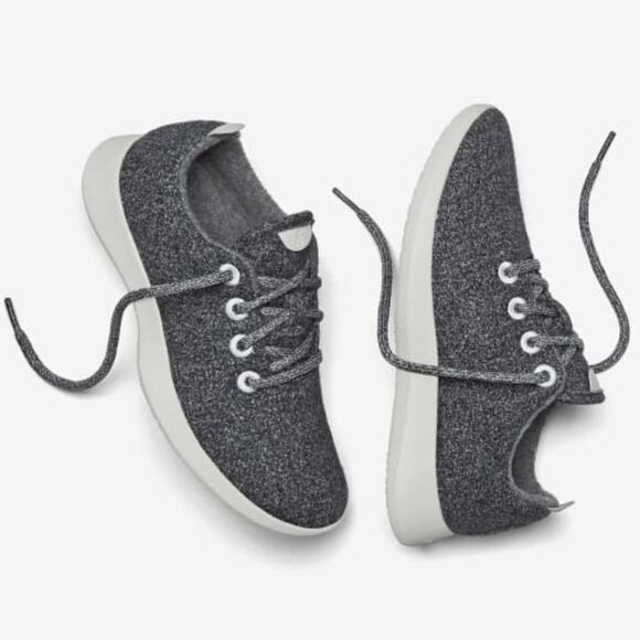 ALLBIRDS Women's Wool Gray Runners Lace-up Low-top Sneakers Women’s 9 - Picture 1 of 7